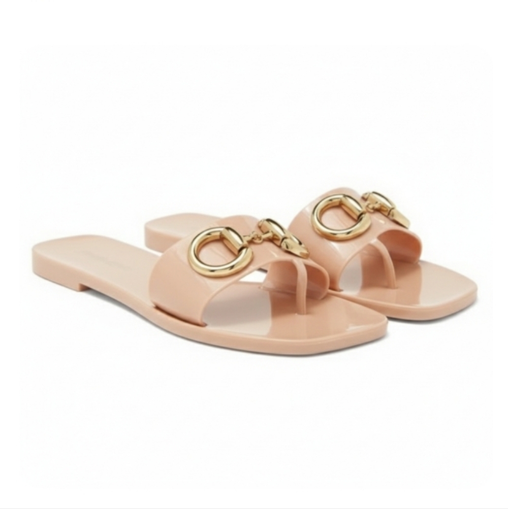Jeffrey Campbell Annia Horsebit Sandal in Natural - Size 6 - Picture 12 of 16